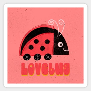 Lovebug ladybug ladybird bug Sticker